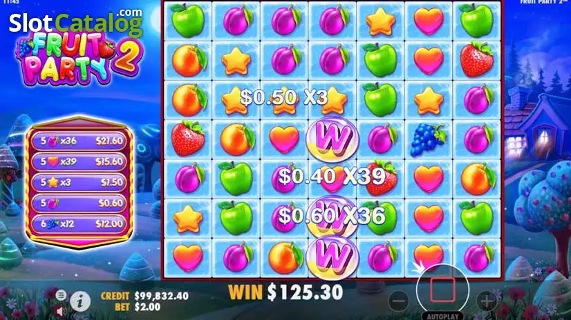 alt Fruit Party 2 слот Pragmatic Play: поле 7x7 з фруктами, каскадами та множниками