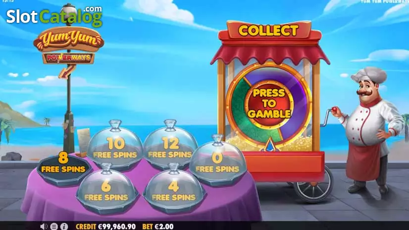 alt Скріншот слоту Yum Yum Powerways від Pragmatic Play з ігровим полем Powerways